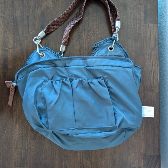 The Sak Blue and Brown Shoulder Bag - Picture 15 of 16